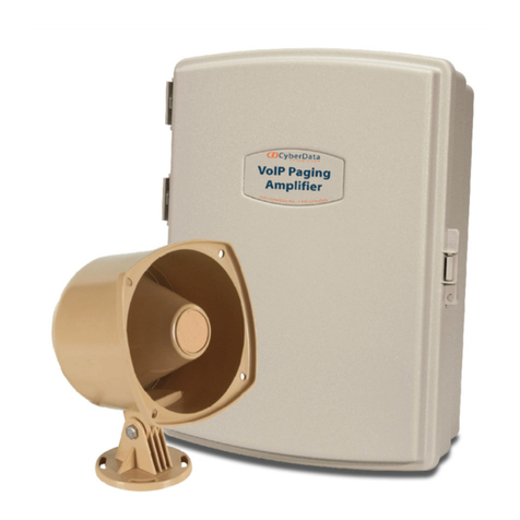 CyberData 11097 Installation quick reference