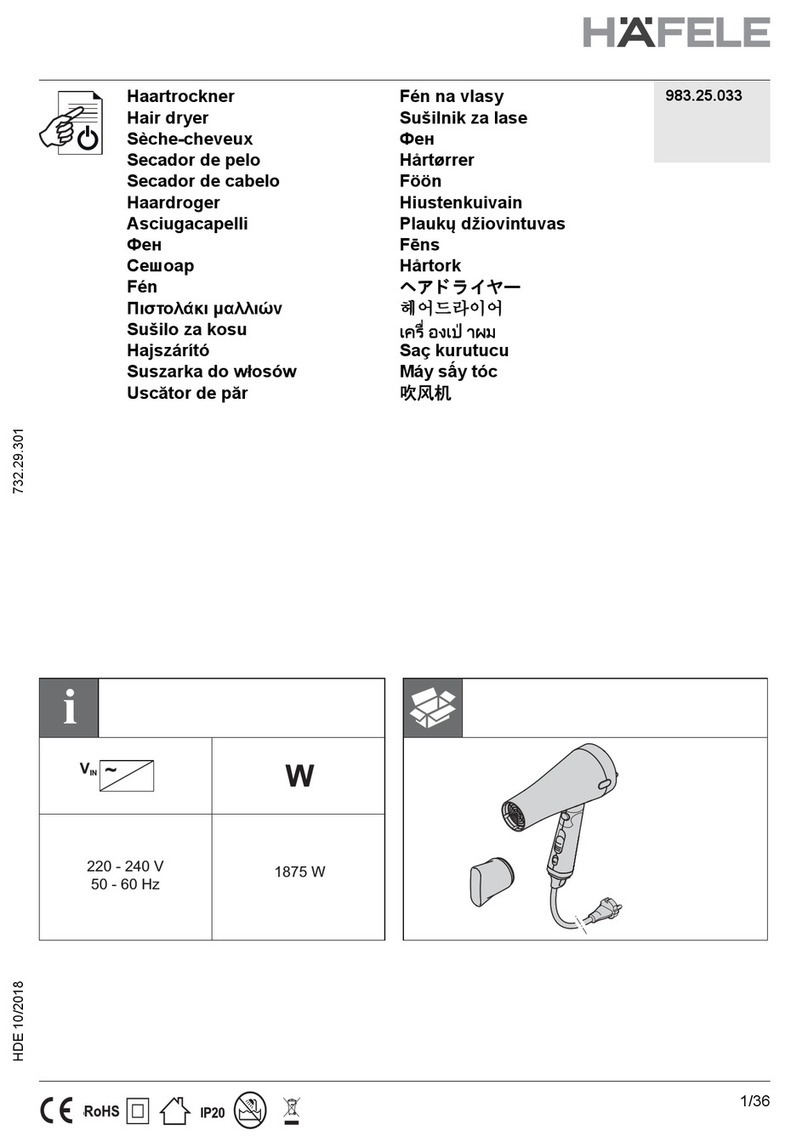 Häfele 983.25.033 manual
