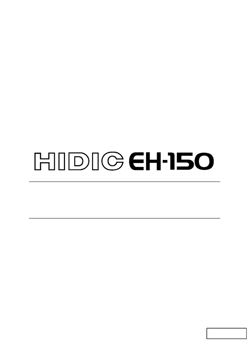 Hitachi HIDIC EH-150 EH-PT4 Applications manual