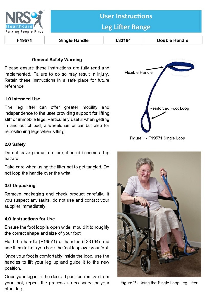 NRS Healthcare F19571 User instructions