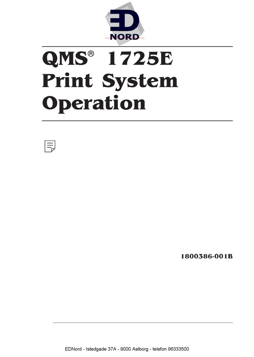 3D Nord QMS 1725E Instruction Manual
