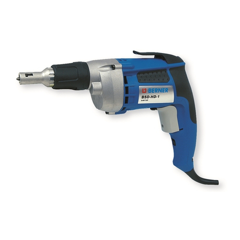 Berner BSD-HD-1 Original instructions