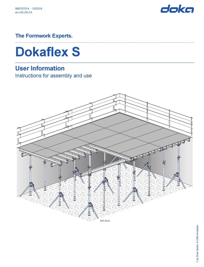 Doka Dokaflex S Operator's manual Doka Dokaflex S Operator's manual
