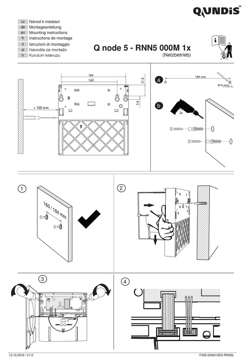 QUNDIS Q node 5 Mounting instructions