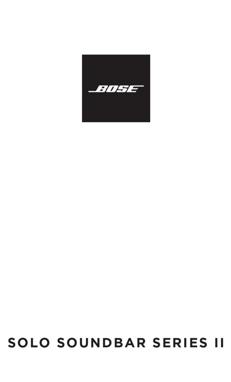 Bose Acoustic Wave Series II User manual
