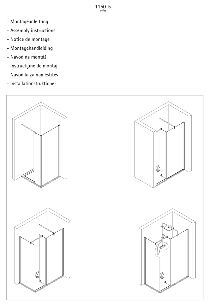 Schulte MasterClass D1209030 Assembly instructions