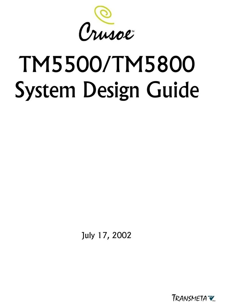 Transmeta Crusoe TM5500 System design guide