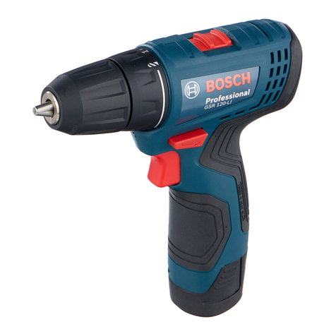 Bosch GSR 120-LI User manual