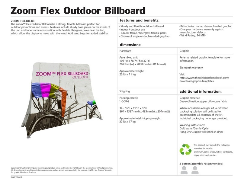 Exhibitor's Handbook ZOOM-FLX-OD-BB manual