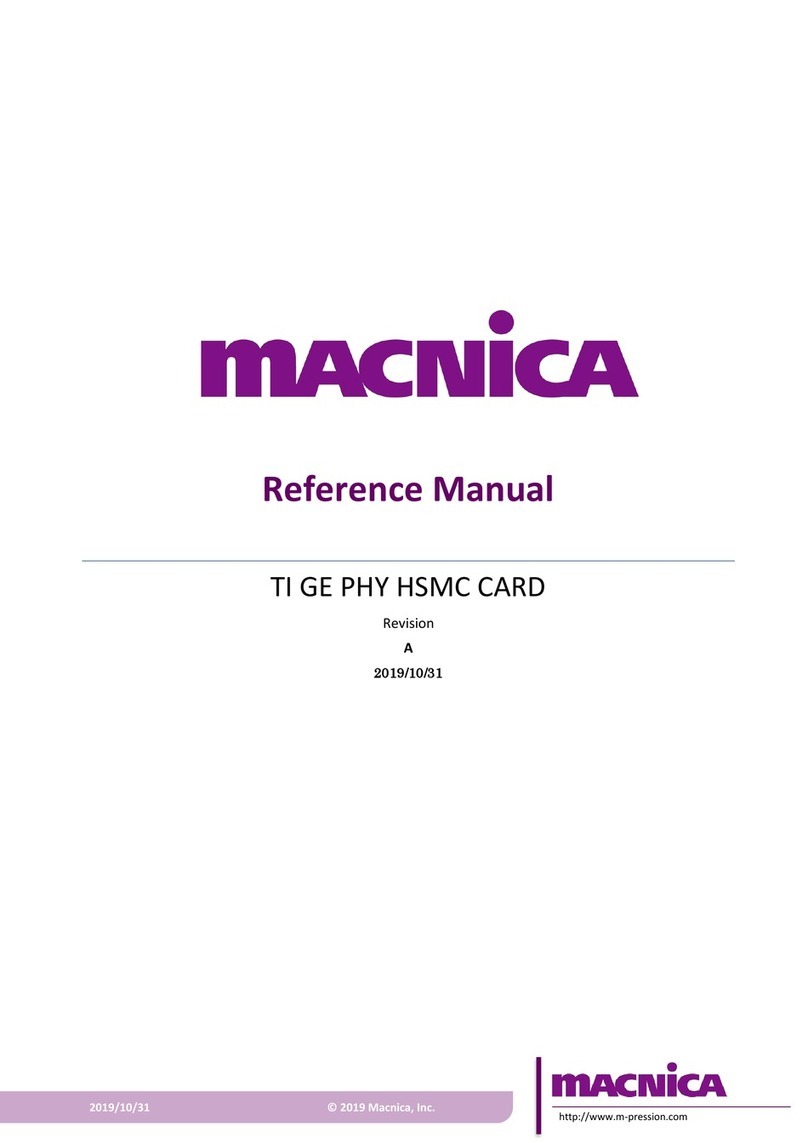 Macnica TI GE PHY HSMC CARD Reference manual