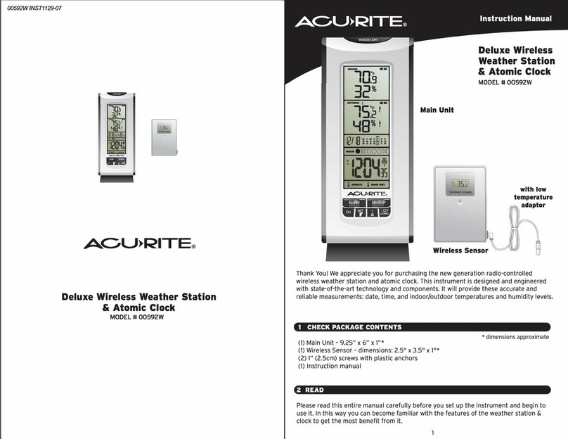 ACU-RITE OO592W instruction manual