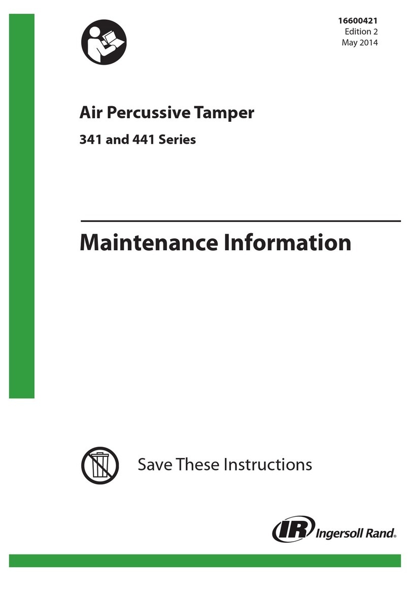 Ingersoll-Rand 341 Maintenance information