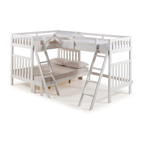Alaterre Furniture TRI-BUNK EXTENSION AURORA Assembly instructions Alaterre Furniture TRI-BUNK EXTENSION AURORA Assembly instructions