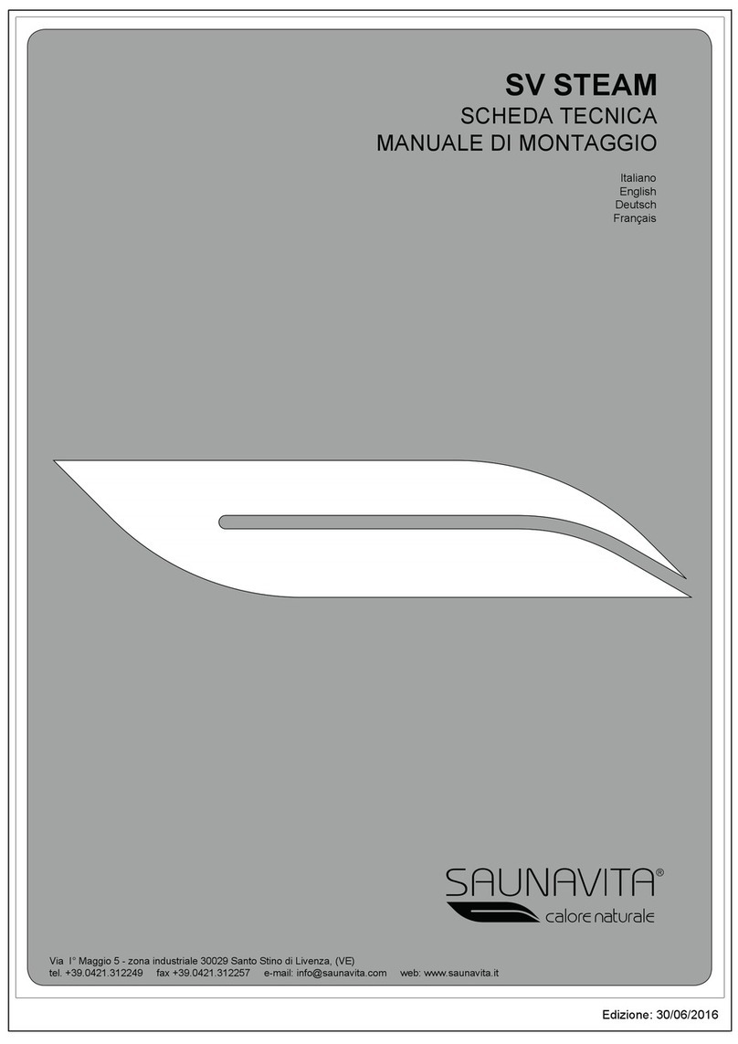 Saunavita SV STEAM manual