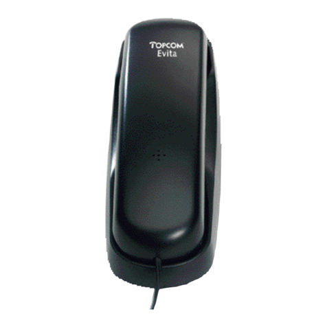 Topcom EVITA Telephone User manual