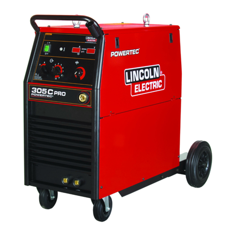 Lincoln Electric POWERTEC 305C PRO Operator's manual