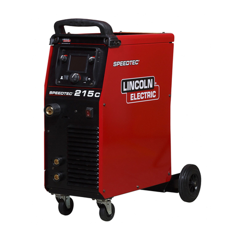 Lincoln Electric SPEEDTEC 215C AUS Operator's manual Lincoln Electric SPEEDTEC 215C AUS Operator's manual