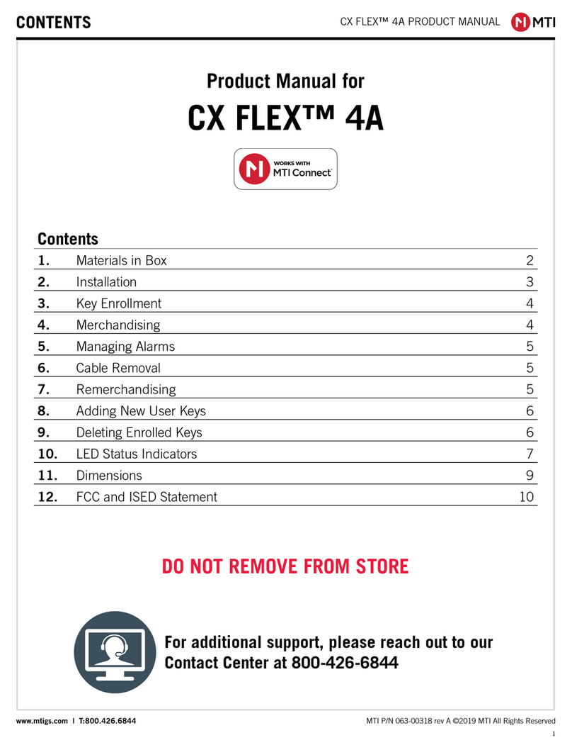 M-TI CX FLEX 4A User manual