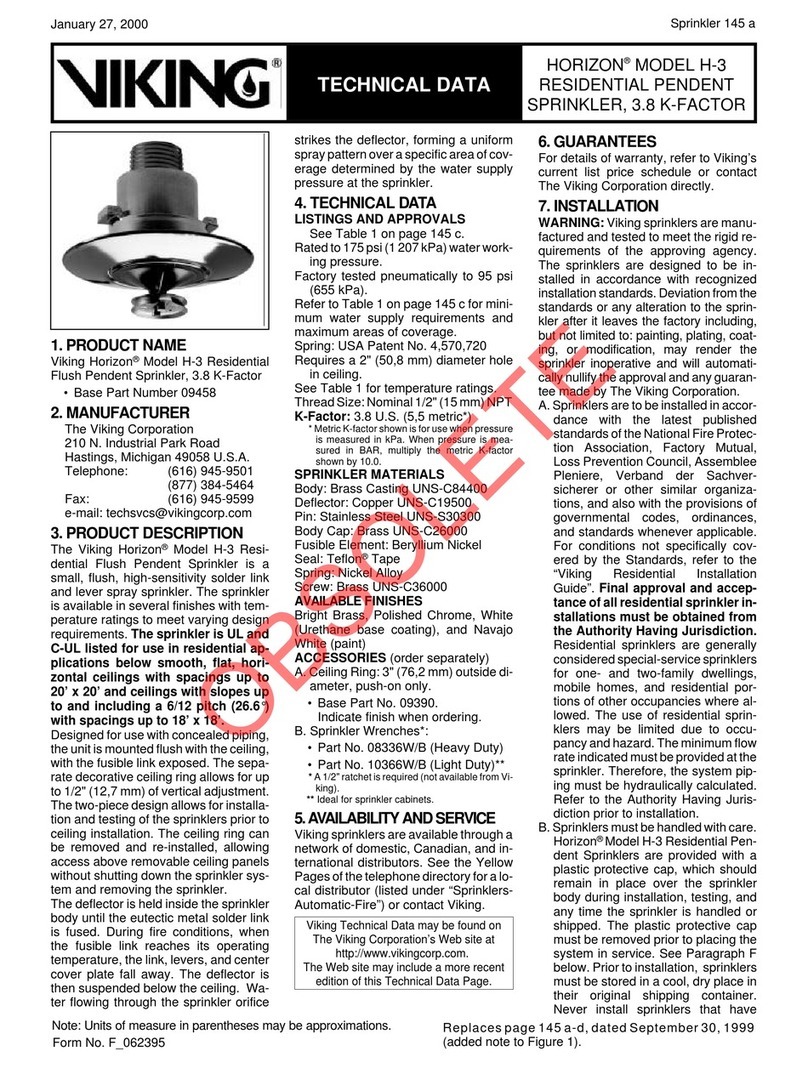 Viking HORIZON H-3 Instruction manual