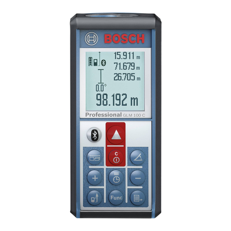 Bosch GLM 100 C Professional User manual