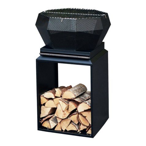 The Flying Culinary Circus FCC BBQ Fire Pit Hexagon Instructions, manual, maintenance