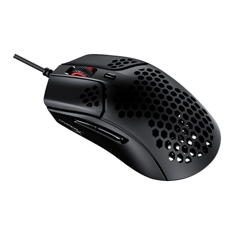 HyperX Pulsefire Haste User manual HyperX Pulsefire Haste User manual