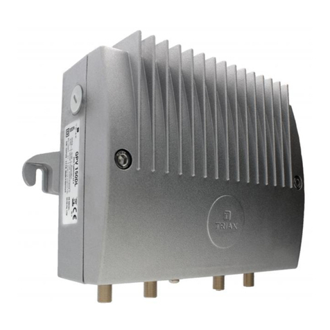 Triax GPV 150 Series User manual