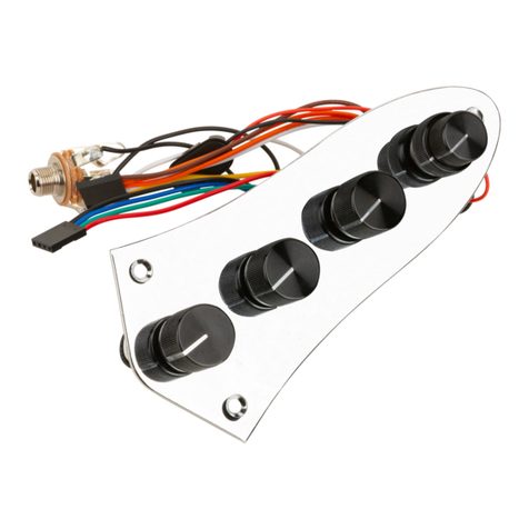 Sadowsky ONBOARD BASS PREAMP manual