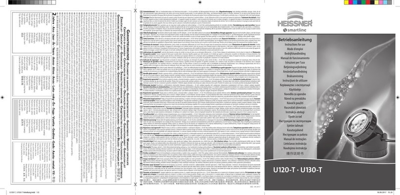 HEISSNER smartline U120-T User manual