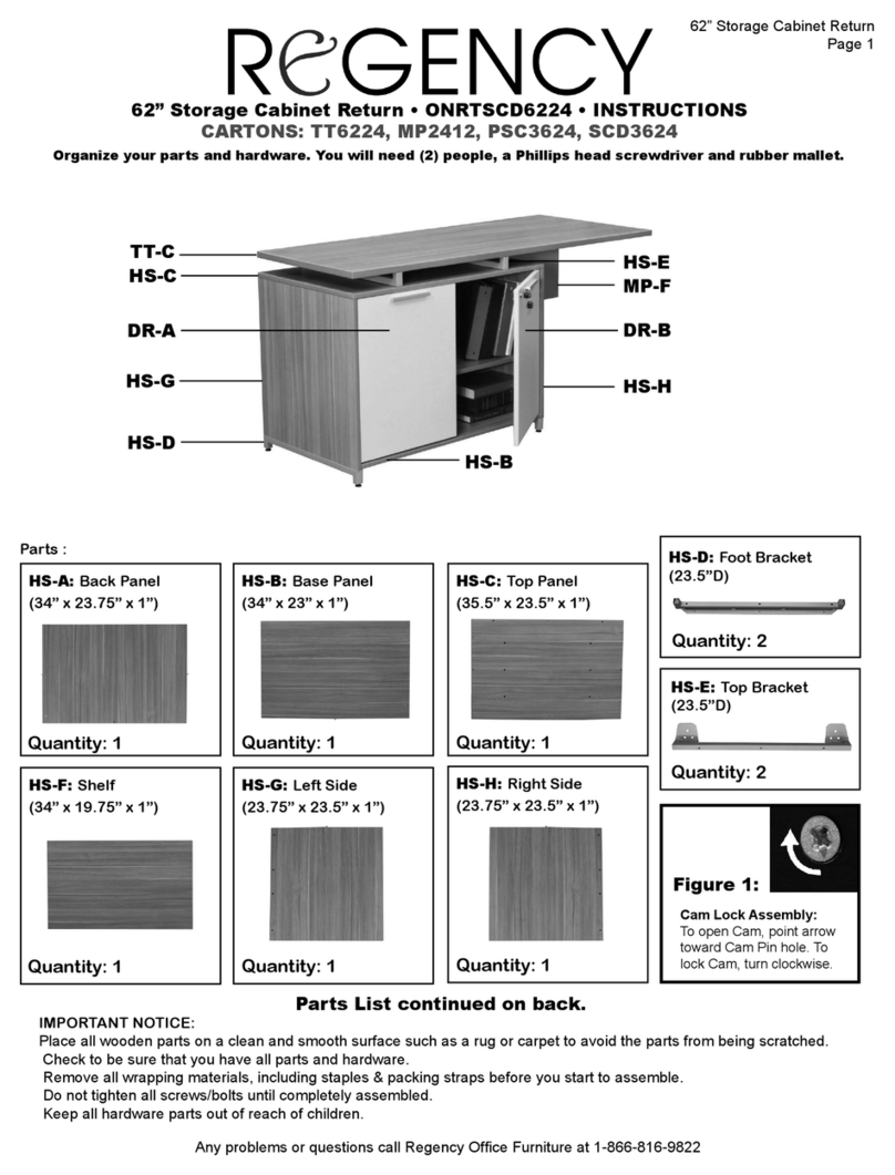 Regency ONRTSCD6224 instructions