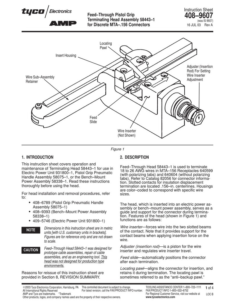 Tyco Electronics 58443-1 User manual
