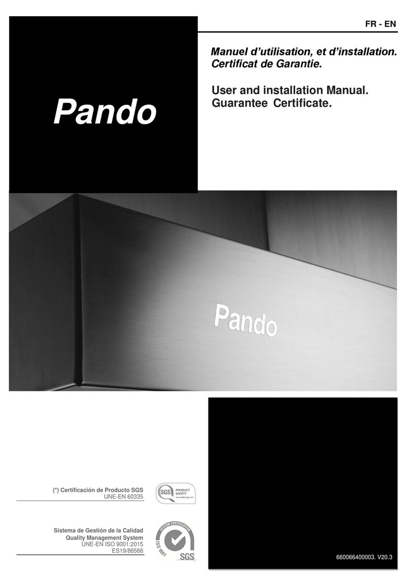 INOXPAN Pando User and installation manual