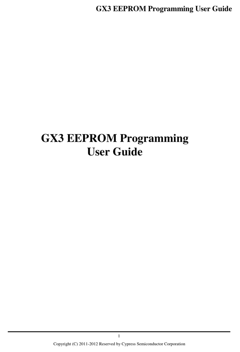 Cypress Semiconductor GX3 EEPROM Assembly instructions
