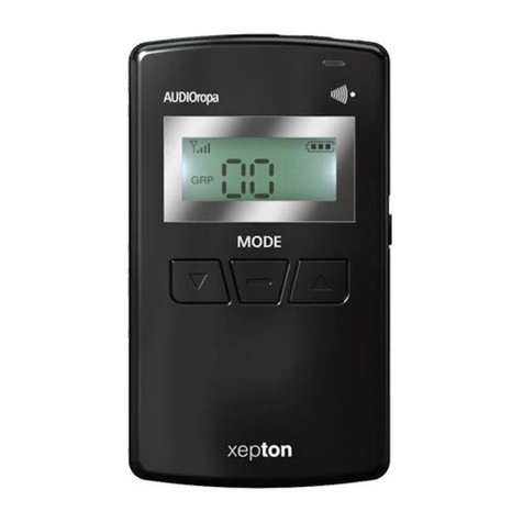 AUDIOropa xepton RX-1 User manual
