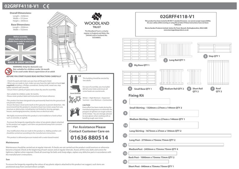 Woodland 02GRFF4118-V1 User manual