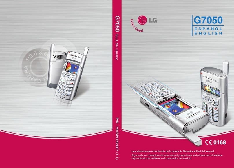 LG G7050 User manual