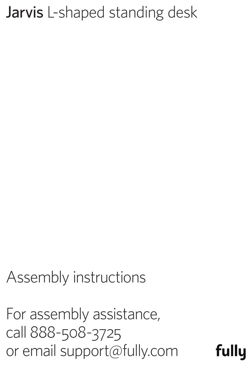 fully Jarvis L-shaped standing desk User manual fully Jarvis L-shaped standing desk User manual