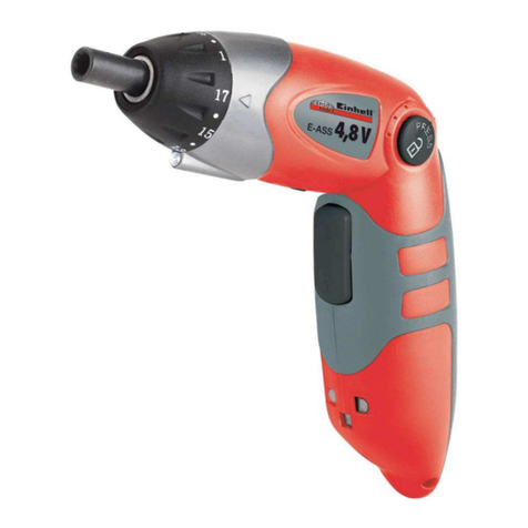 EINHELL ERGO TOOLS E-ASS 4,8V User manual