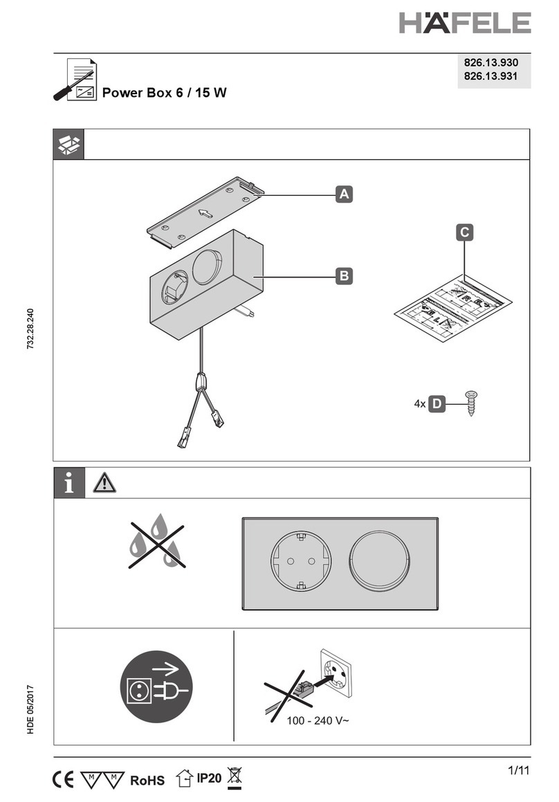 Häfele 826.13.930 instructions
