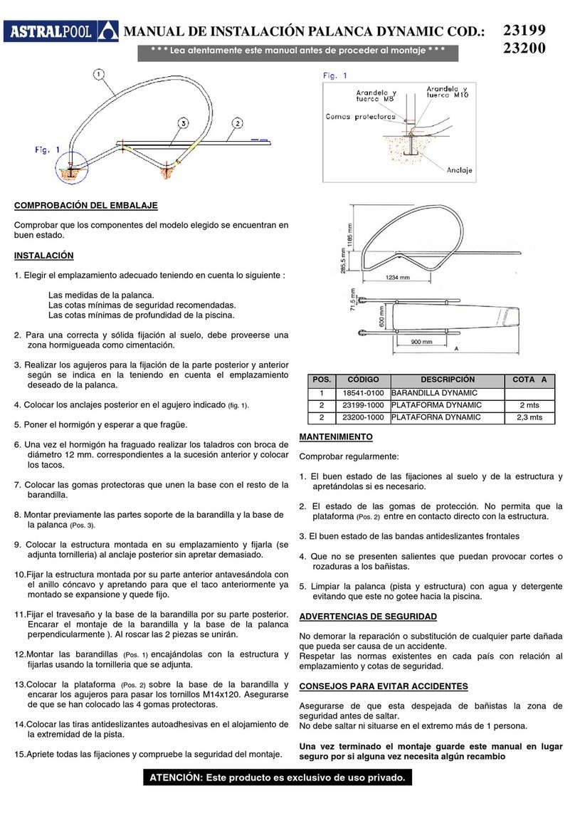 Astral Pool 23199 User manual
