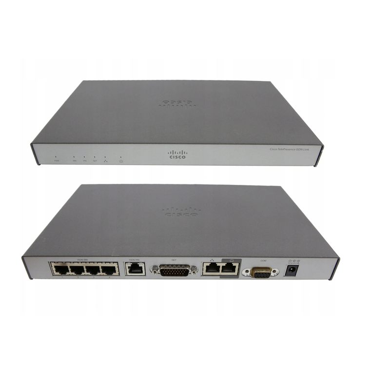 Cisco TelePresence ISDN Link Service manual