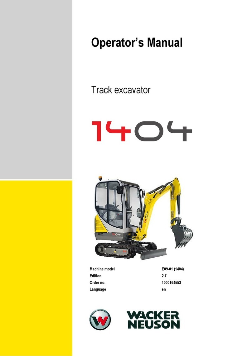 Wacker Neuson E09-01 User manual Wacker Neuson E09-01 User manual