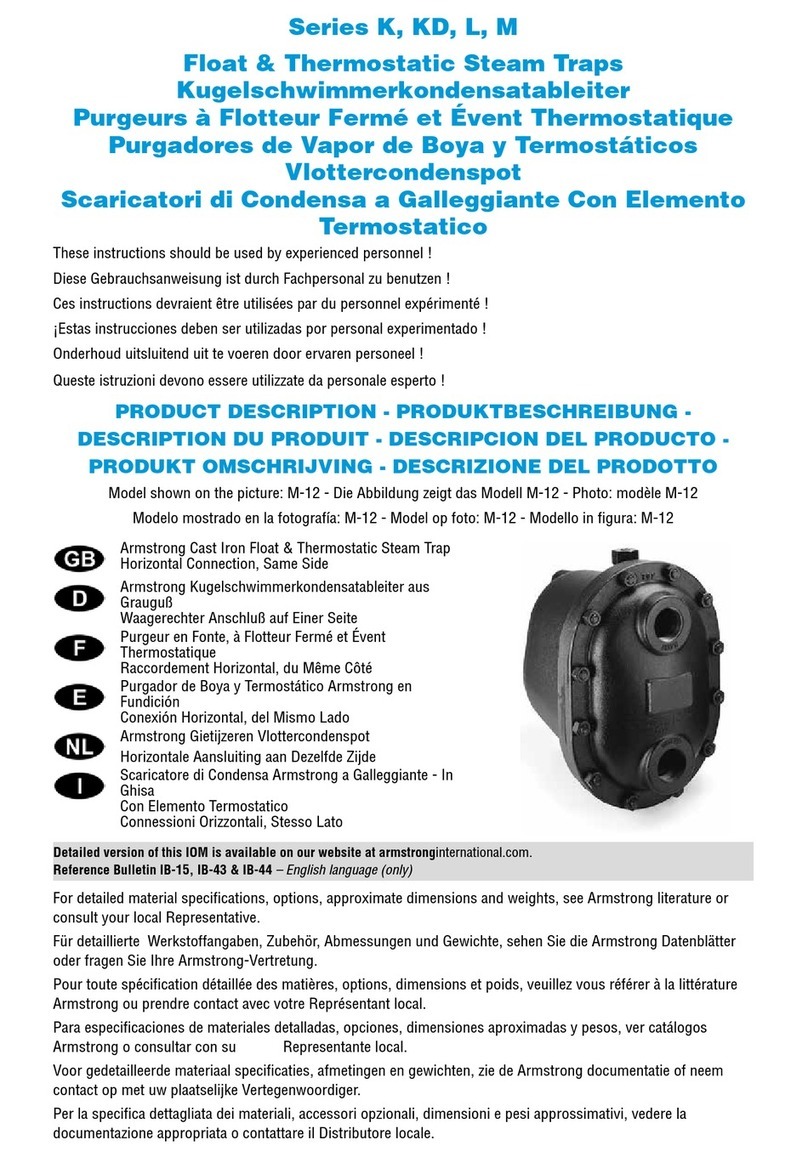Armstrong K Series User manual