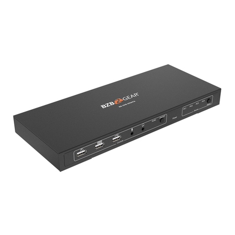 BZB Gear BG-UHD-KVM41A Quick installation guide