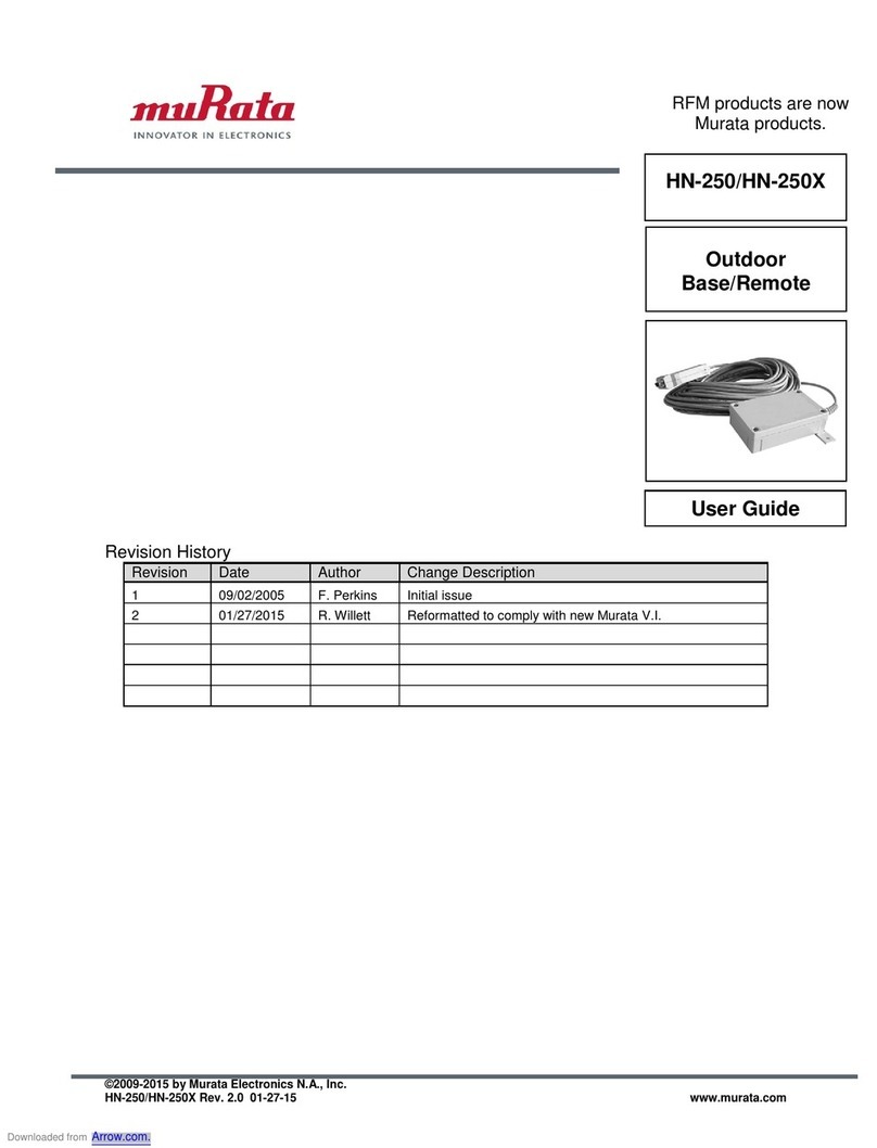 Murata HN-250 user guide