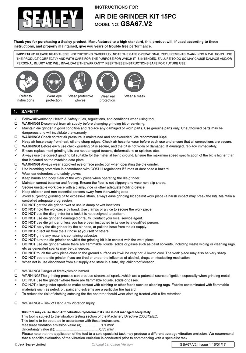 Sealey GSA67.V2 instructions