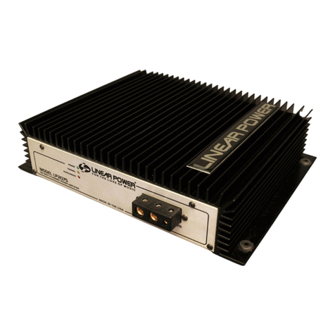 Linear Power LP Series TO-3P Installation and operation manual