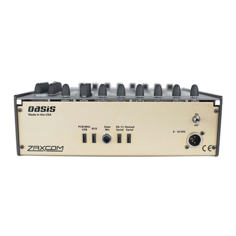 Zaxcom Nomad Oasis User manual