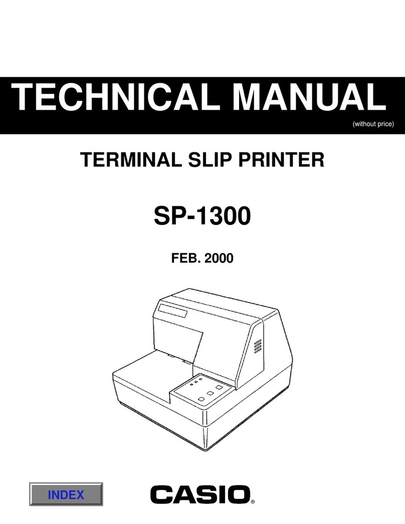 Casio SP-1300 User manual