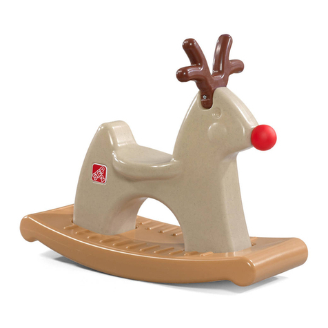 Step 2 Rudolph the Rocking Reindeer 4827 User manual